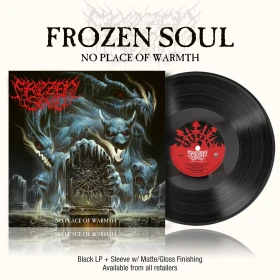 FROZEN SOUL · No Place Of Warmth | BLACK LP (Death Metal Vinyl) · Picture 2