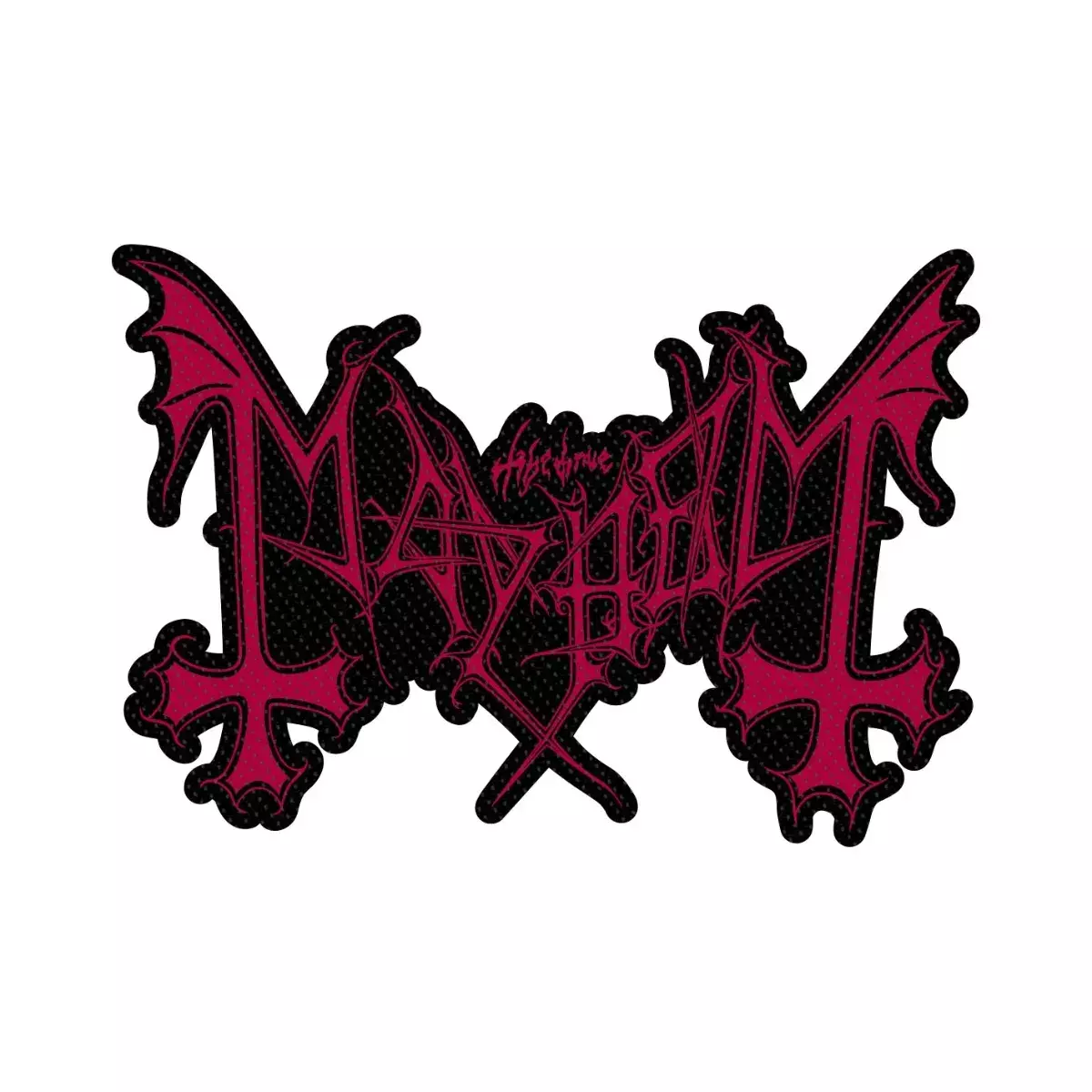 MAYHEM · Logo Cut-Out | PATCH (Black Metal Others)