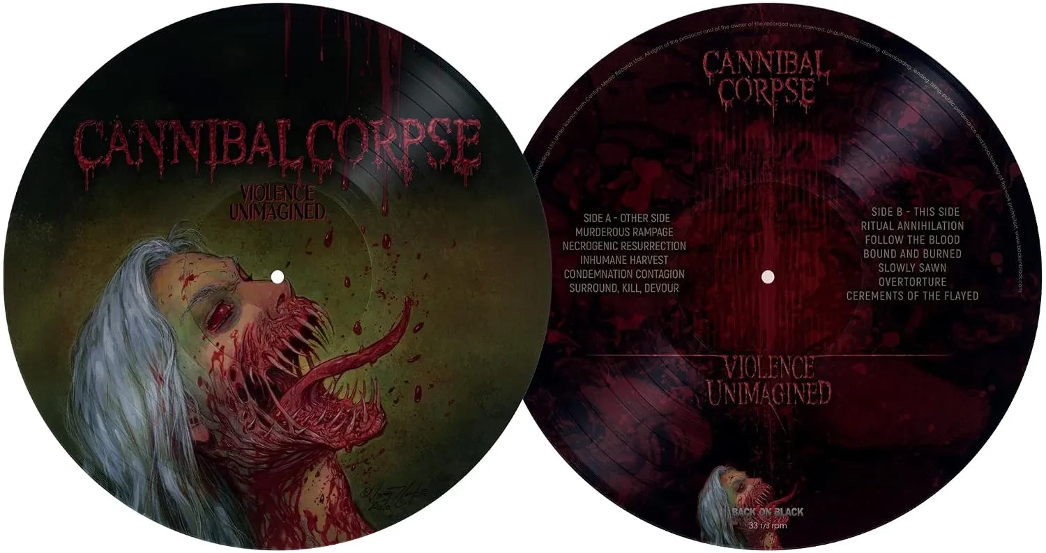 CANNIBAL CORPSE · Violence Unimagined | PICTURE DISC LP (Death Metal Vinyl)