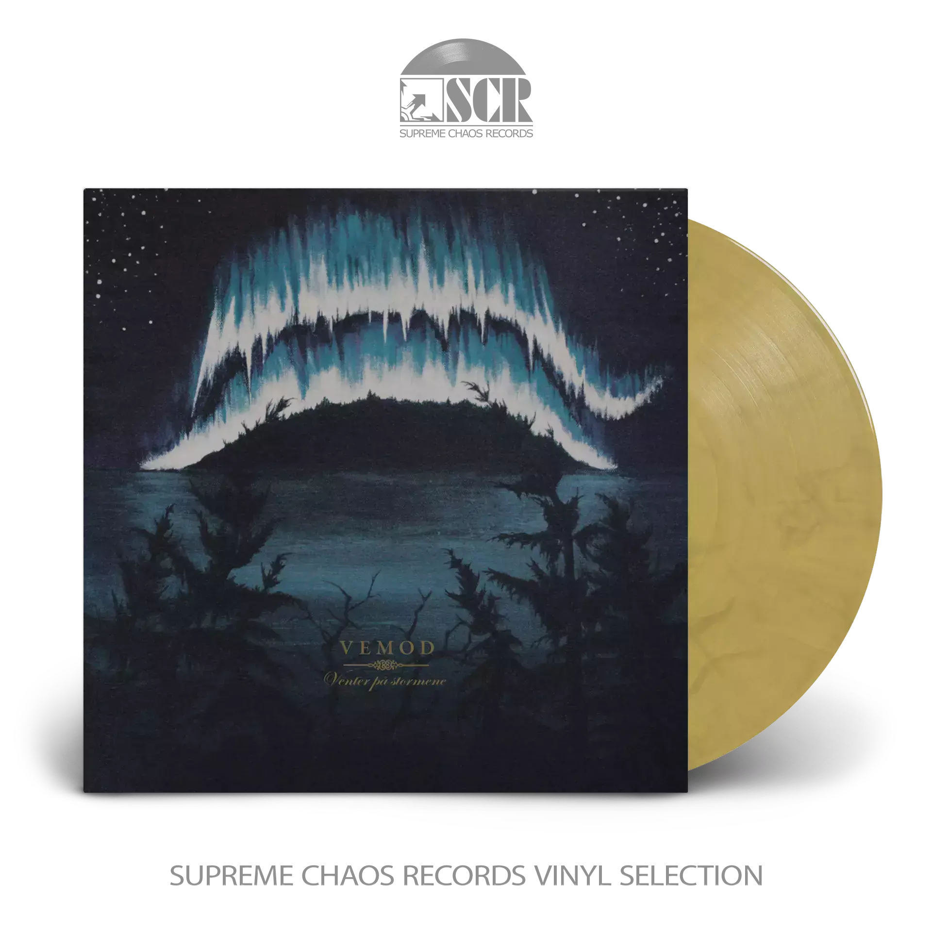 VEMOD · Venter På Stormene | GOLD/BLACK MARBLED LP (Black Metal Vinyl)