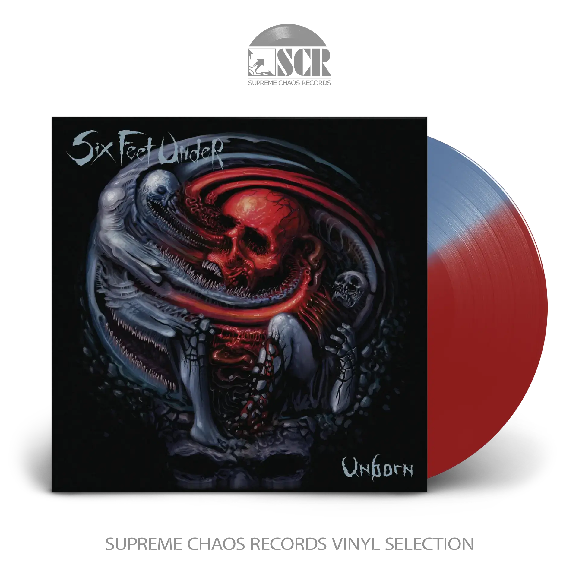 SIX FEET UNDER · Unborn | SPLIT-COLOUR LP (Death Metal Vinyl)