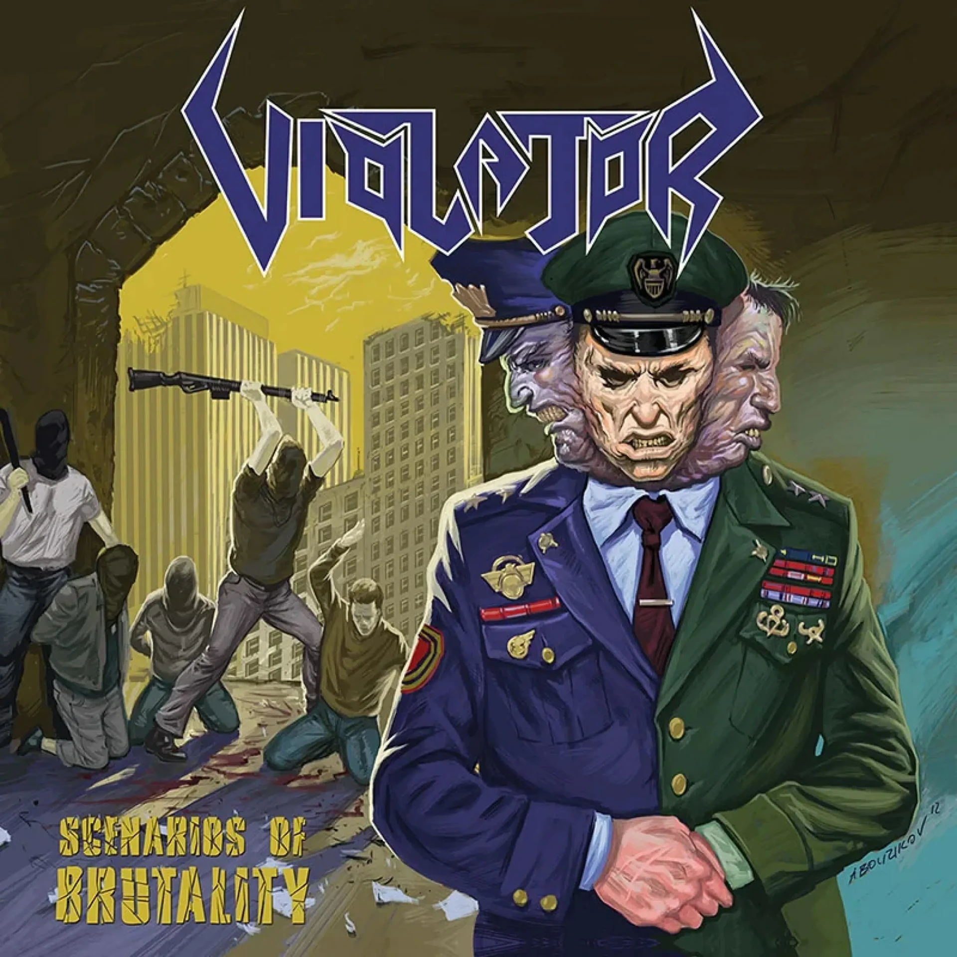 VIOLATOR - Scenarios Of Brutality · BLACK LP (Thrash Metal Vinyl) · Bild 1