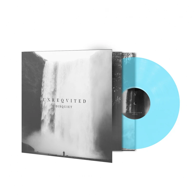 UNREQVITED · Disquiet | TRANSPARENT CURACAO LP (Post Metal/Black Metal Vinyl)