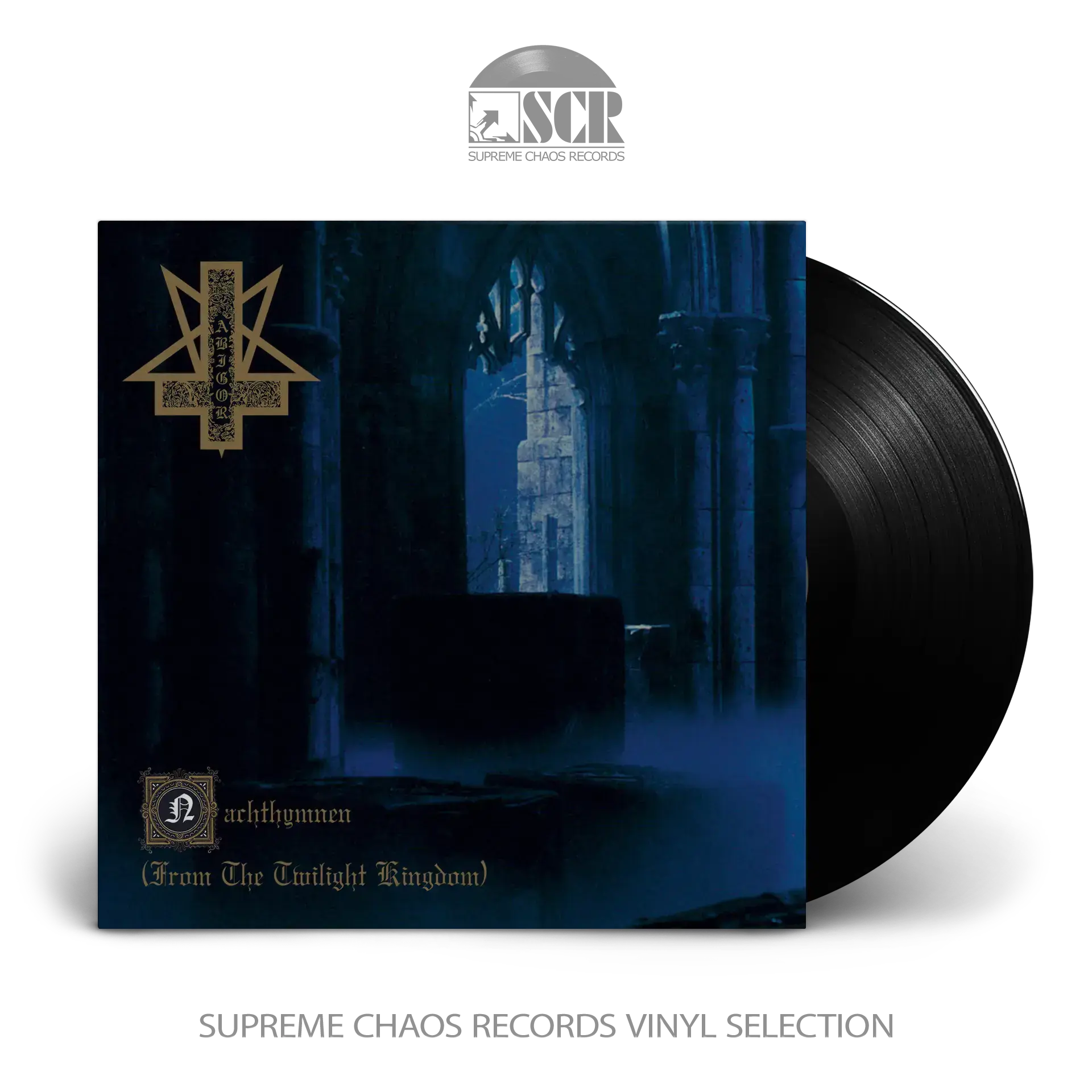 ABIGOR - Nachthymnen (From The Twilight Kingdom) · BLACK LP (Black Metal Vinyl)