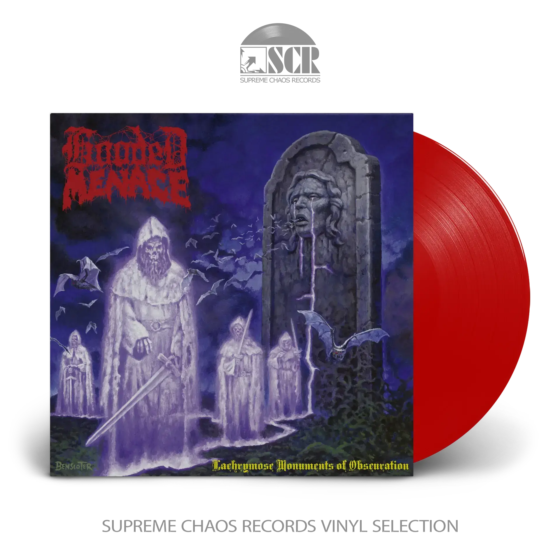 HOODED MENACE · Lachrymose Monuments Of Obscuration | RED LP (Death Metal Vinyl)
