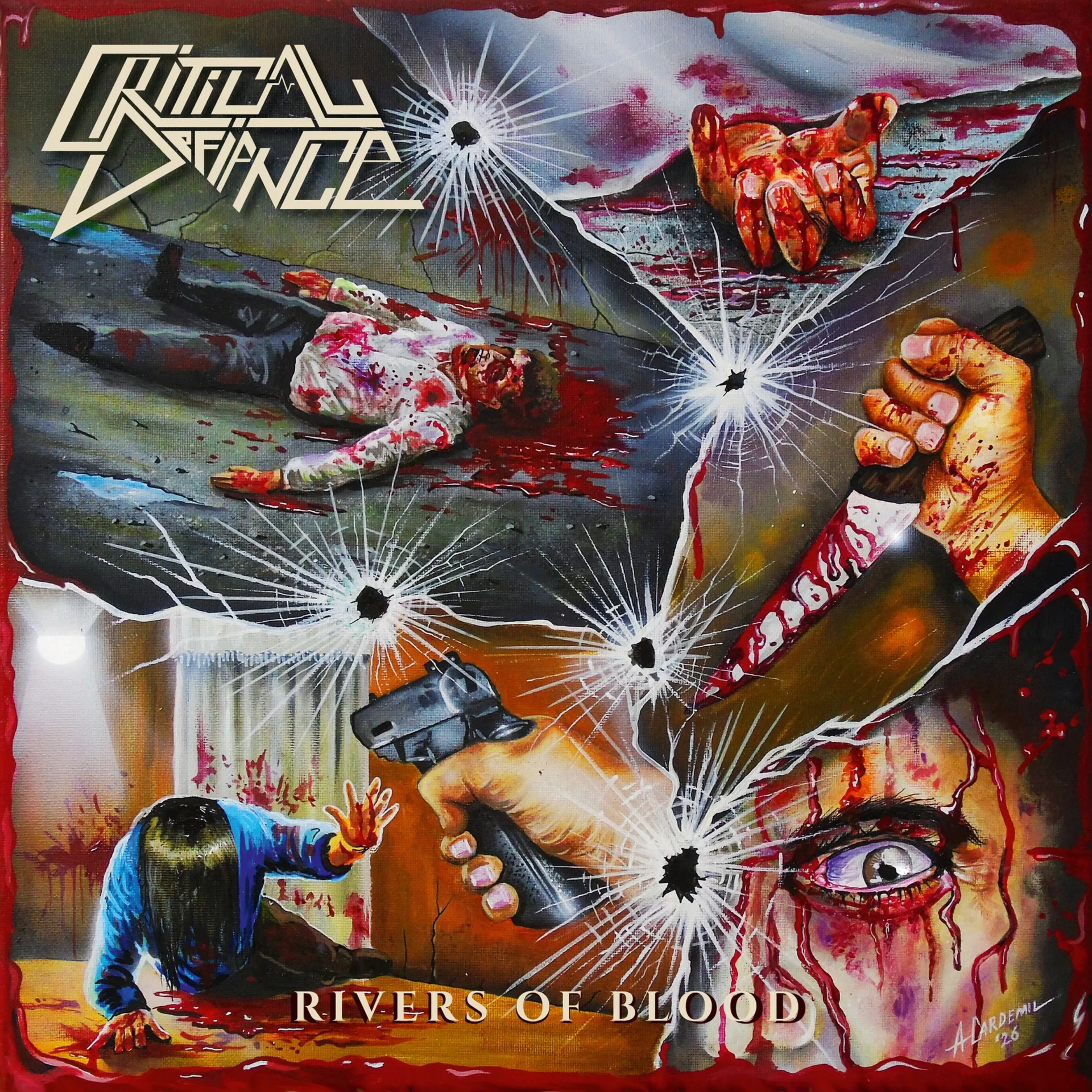 CRITICAL DEFIANCE · Rivers of Blood | CD (Thrash Metal CDs)