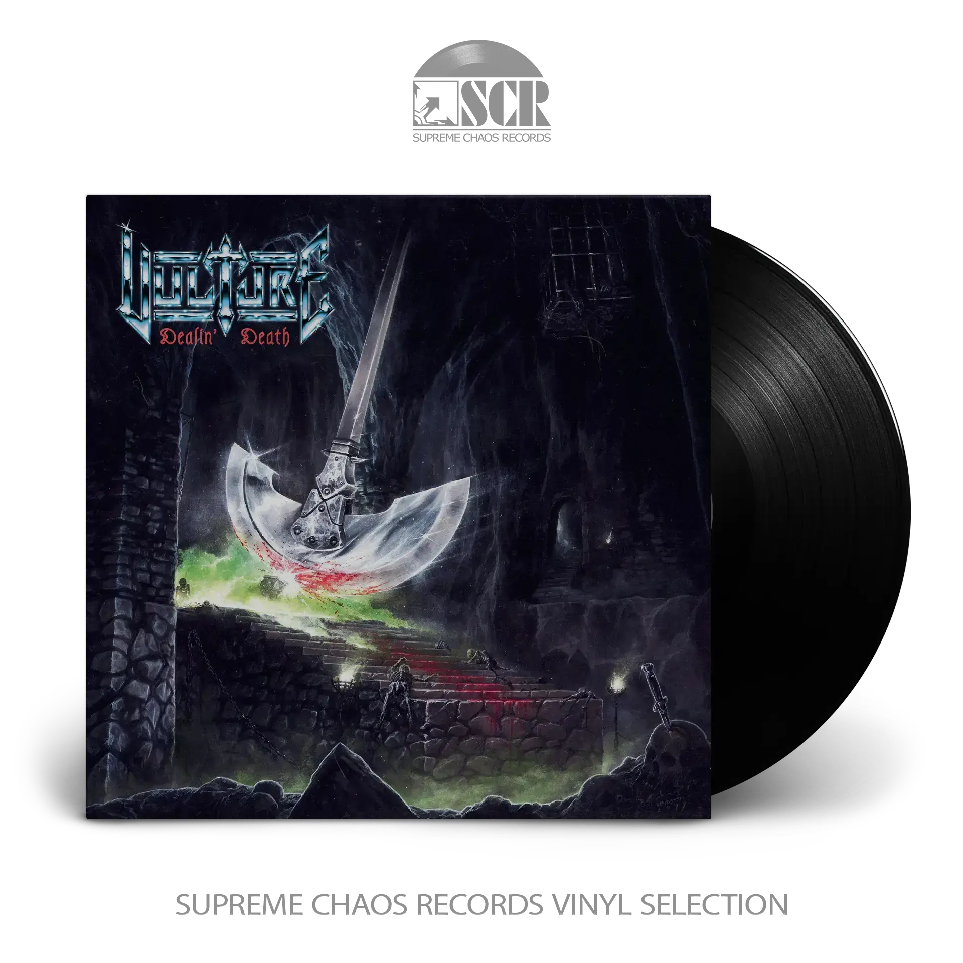 VULTURE - Dealin' Death · BLACK LP