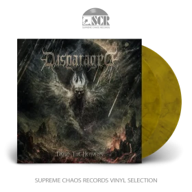 DISPARAGED · Down The Heavens | YELLOW/GREEN/BLACK 2LP (Death Metal Vinyl)