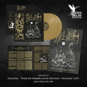 HELHEIM · Niðr Ok Norðr Liggr Helvegr / Helheim | GOLD 2LP (Black Metal/Viking Metal Vinyl) · Picture 2