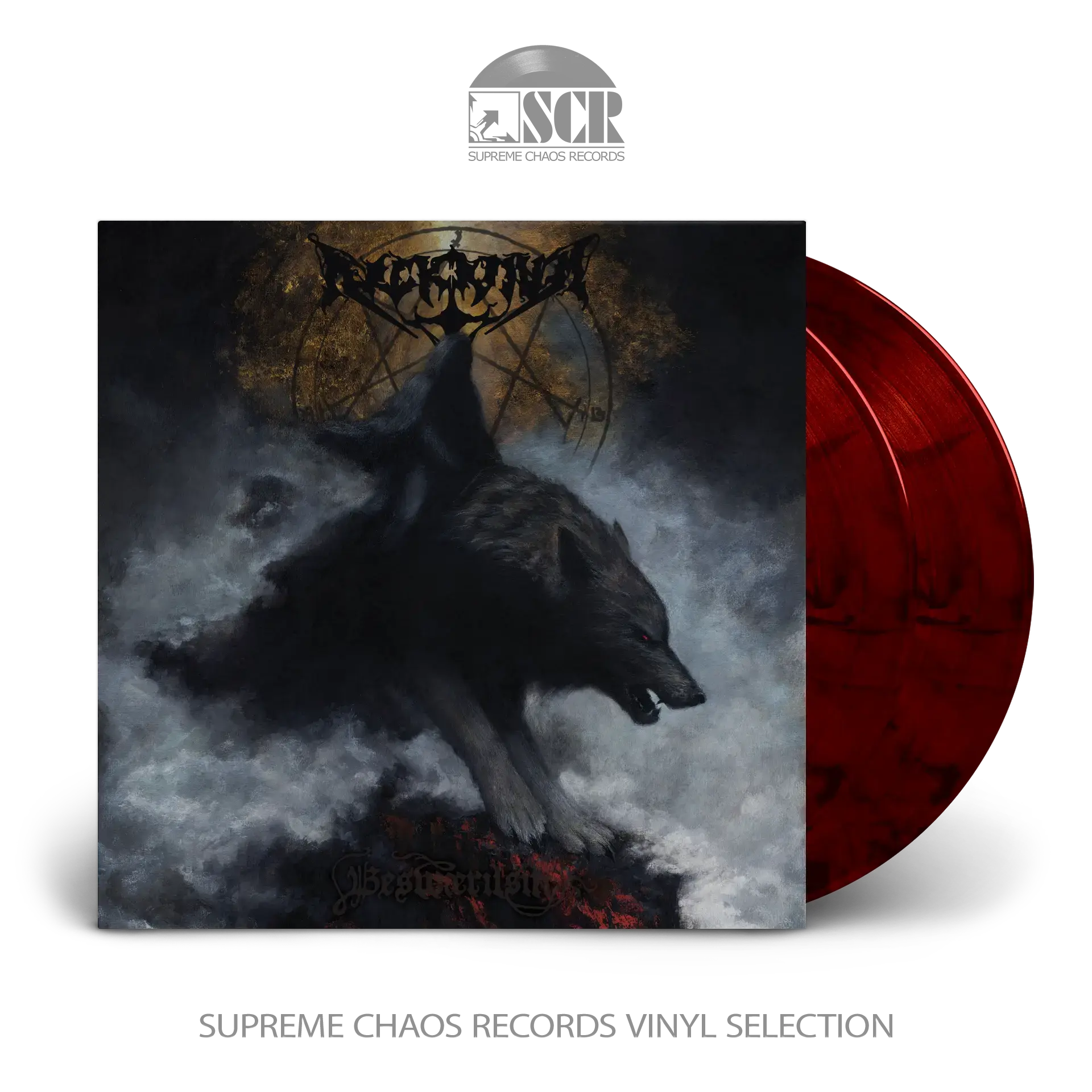 ARCKANUM · Beswærilsin | RED BLACK MARBLED 2LP (Black Metal Vinyl)