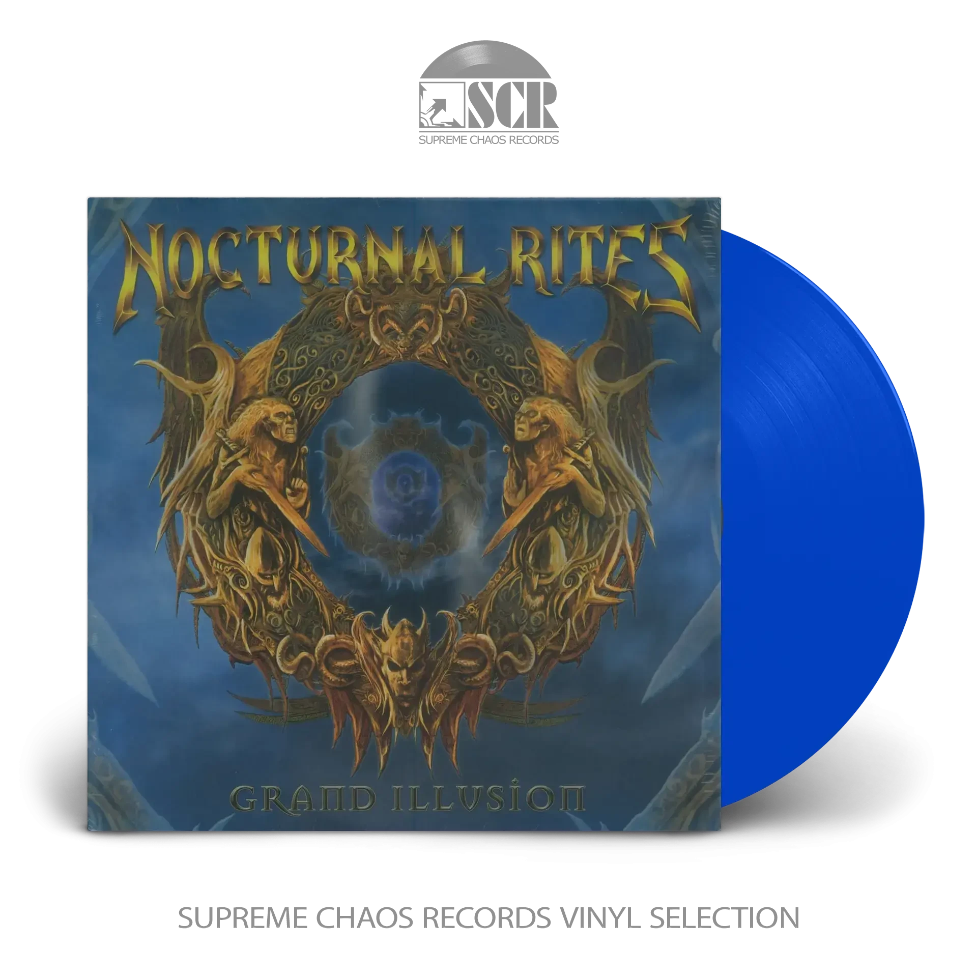NOCTURNAL RITES - Grand Illusion (Re-Release) [BLUE LP] (Heavy Metal Vinyl)