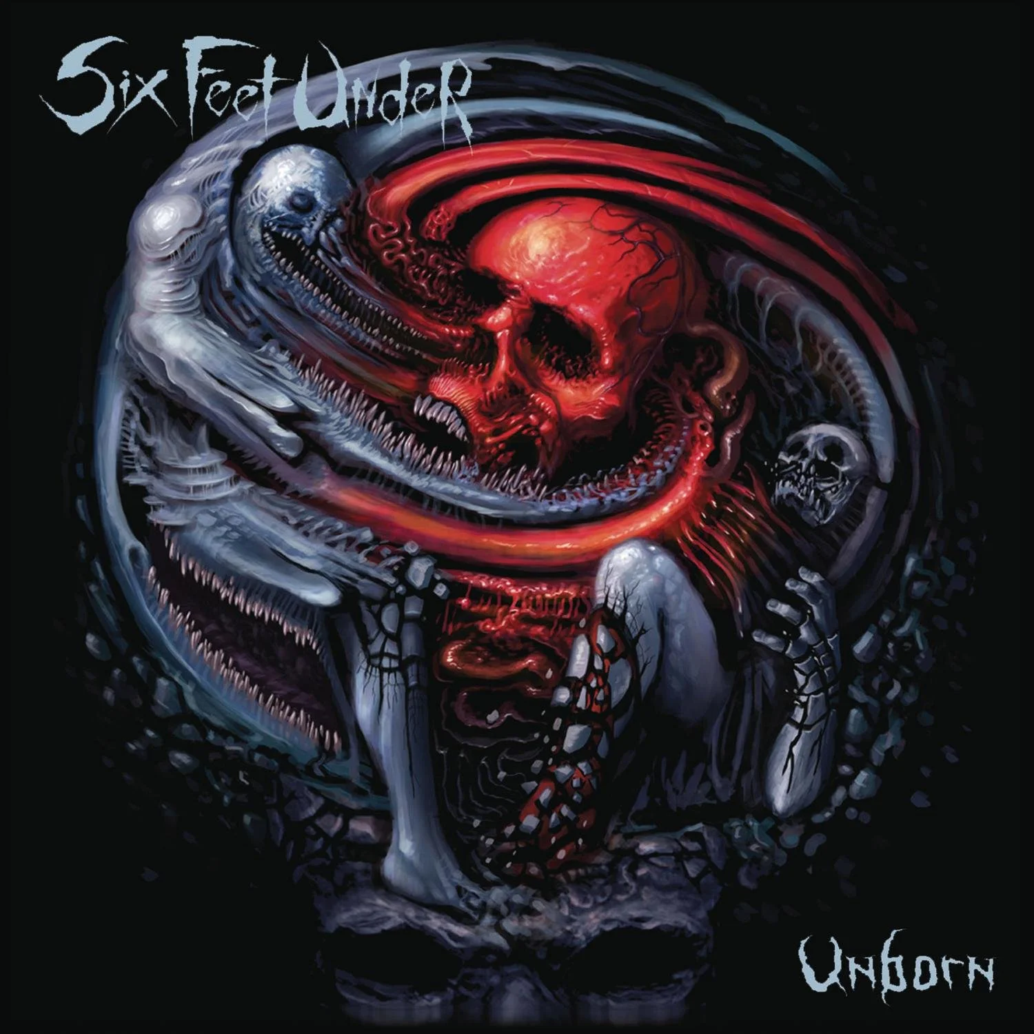 SIX FEET UNDER · Unborn | SPLIT-COLOUR LP (Death Metal Vinyl) · Picture 1