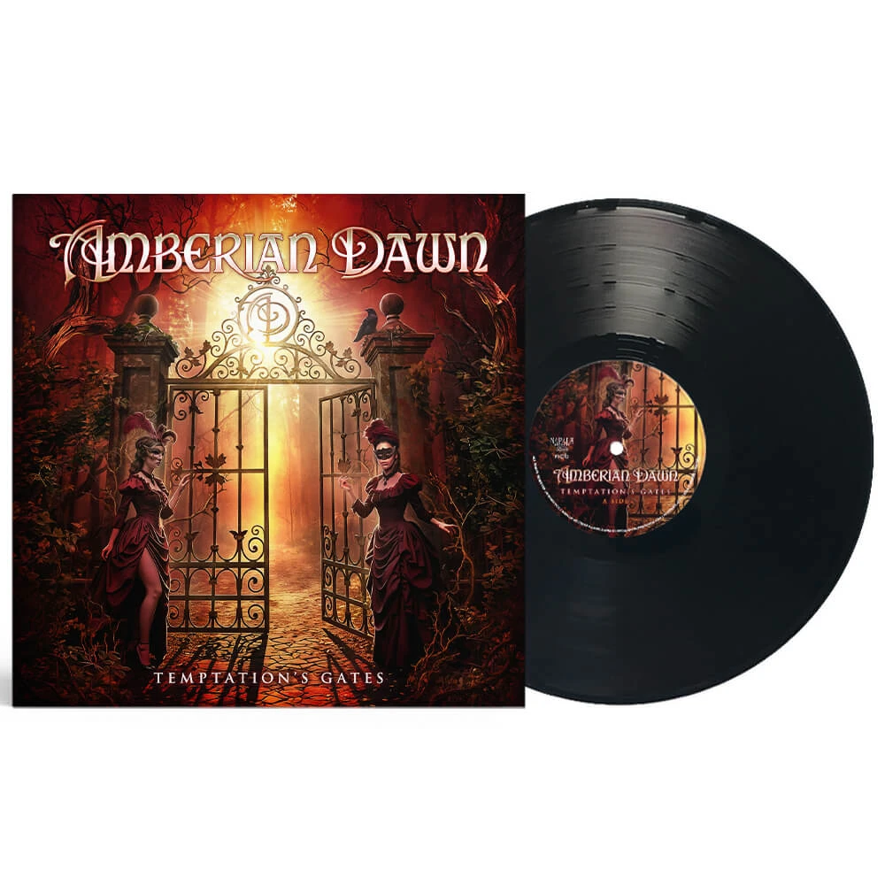 AMBERIAN DAWN · Temptation's Gates | BLACK LP (Symphonic Metal Vinyl) · Picture 2