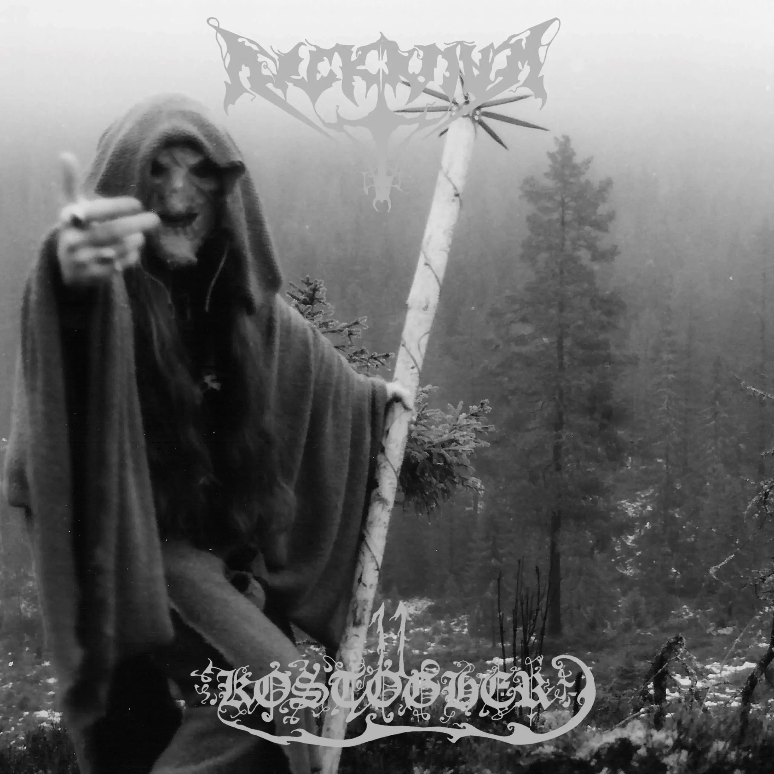 ARCKANUM - Kostogher · TRANSPARENT BLACK/SMOKE MARBLED 2LP (Black Metal Vinyl) · Bild 1