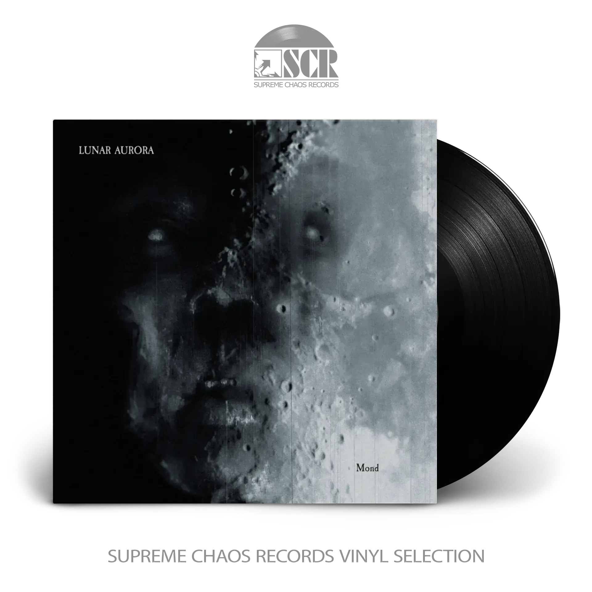 LUNAR AURORA · Mond | BLACK LP (Black Metal Vinyl)