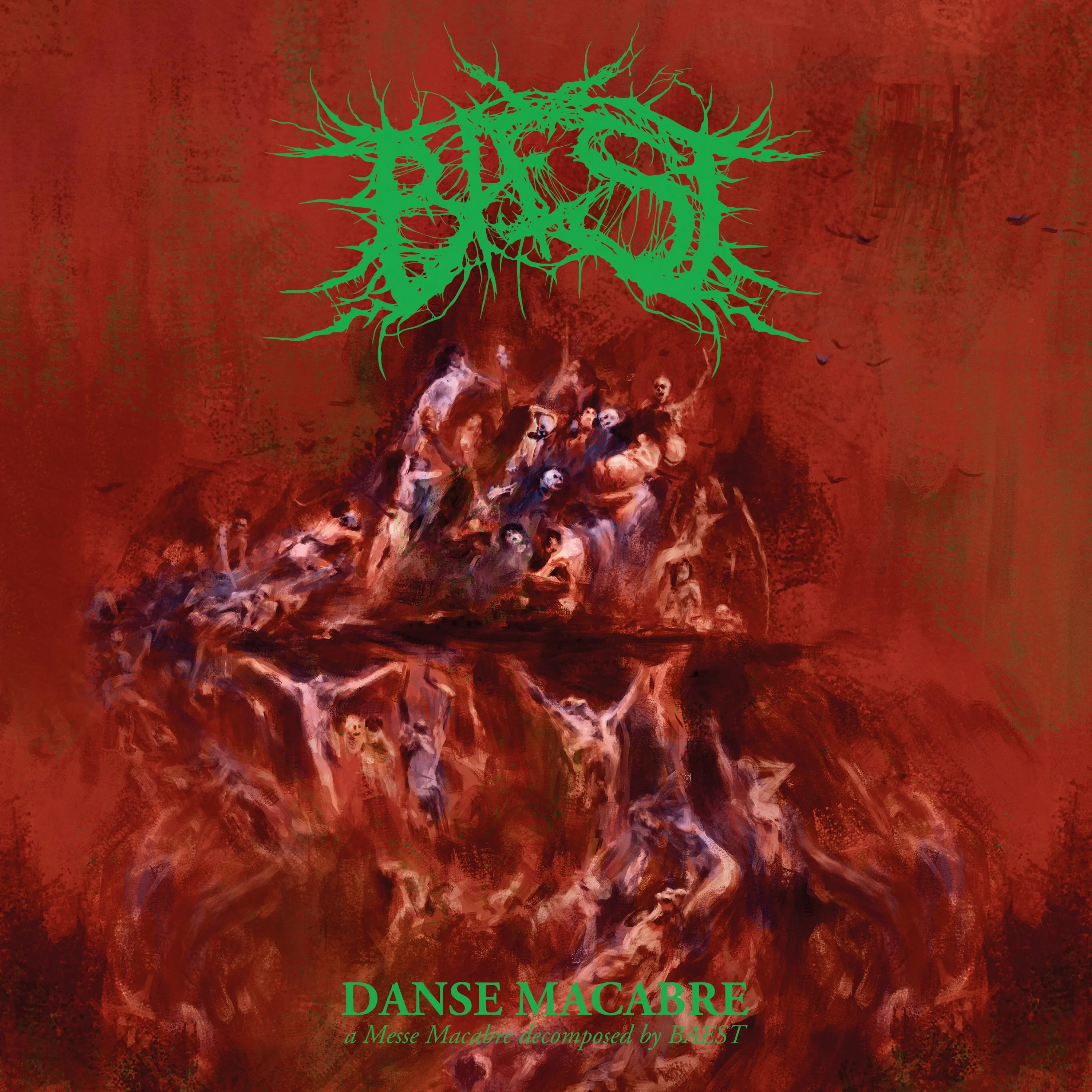 BAEST · Danse Macabre (Re-Issue 2023) [TRANSPARENT MAGENTA] | LP (Death Metal Vinyl) · Picture 1