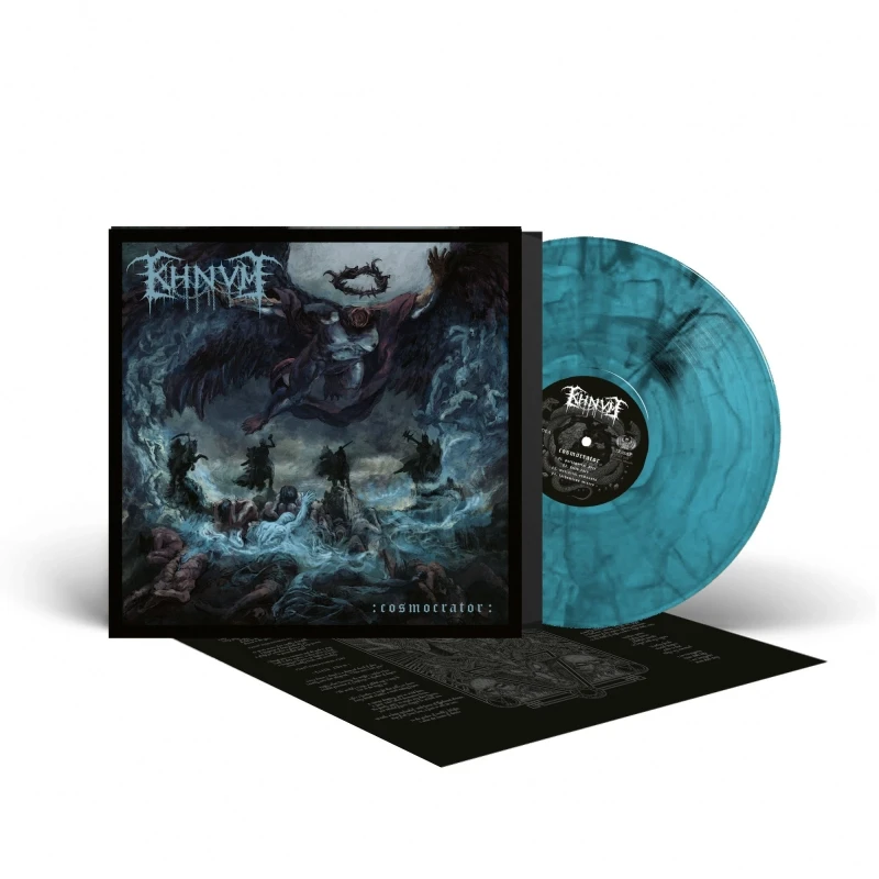 KHNVM · Cosmocrator | TURQUOISE/BLACK LP (Death Metal Vinyl) · Picture 2