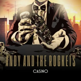 ANDY AND THE ROCKETS · Casino | BLACK LP (Melodic Hard Rock Vinyl) · Picture 1
