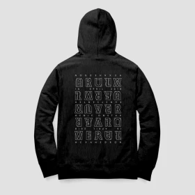 ULVER · Hexahedron Zipper Black | ZIP HOODIE (Ambient Clothes) · Picture 2
