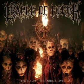 CRADLE OF FILTH · Trouble And Their Double Lives | SILVER 2LP (Black Metal/Gothic Metal Vinyl) · Picture 1