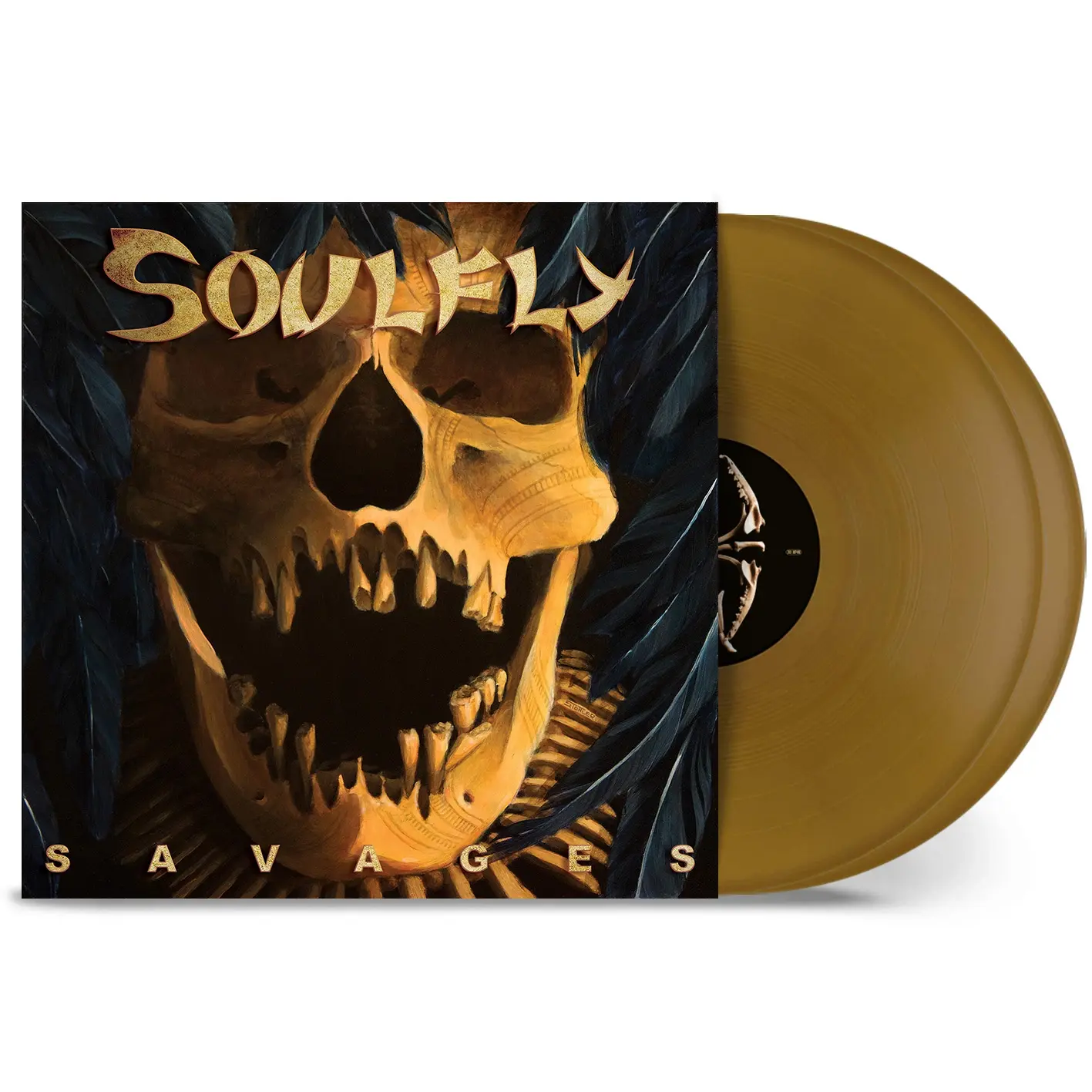 SOULFLY · Savages (10th Anniversary Edition) | GOLD 2LP (Thrash Metal Vinyl) · Picture 2