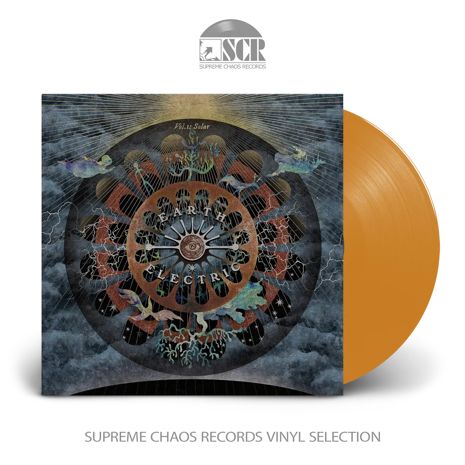 EARTH ELECTRIC · Vol.1: Solar | ORANGE LP (Hard Rock Vinyl)