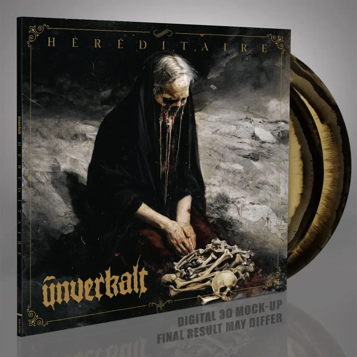 UNVERKALT · Héréditaire | SUNBURST 2LP (Post Metal Vinyl) · Picture 2