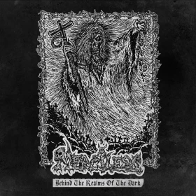 MERCILESS · Behind The Realms Of The Dark | CLEAR/BLACK LP (Death Metal Vinyl) · Picture 1