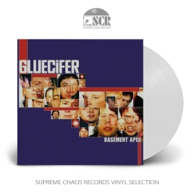 GLUECIFER · Basement Apes | SOLID WHITE LP (Hard Rock Vinyl)