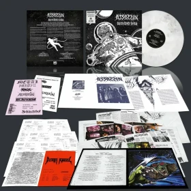 ASSASSIN · Outer Space Death | WHTIE/BLACK GALAXY LP (Thrash Metal Vinyl) · Picture 3