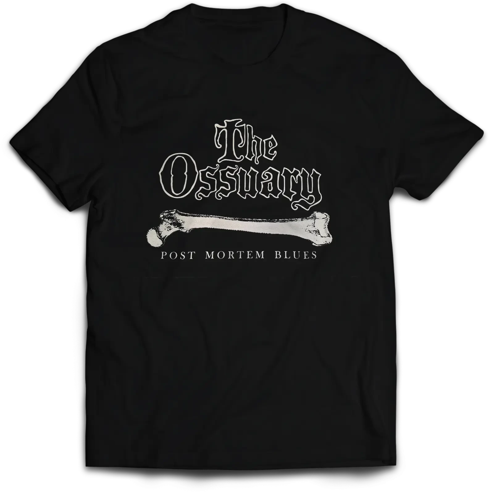 THE OSSUARY · Post Mortem Blues Bones | T-SHIRT (Doom Metal/Heavy Metal/Psychedelic Rock Clothes)