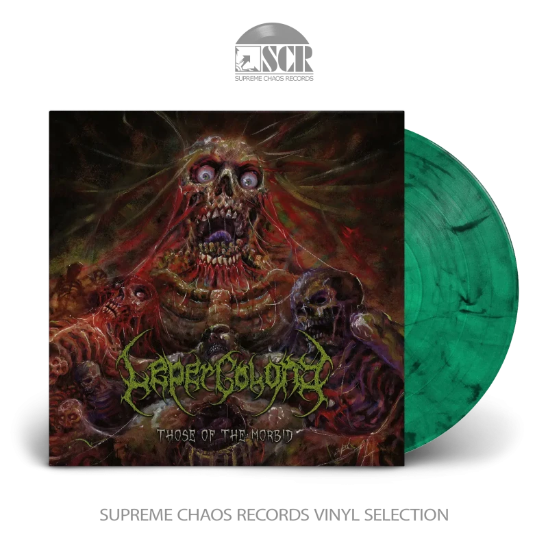 Leper Colony · Those Of The Morbid | CLEAR/GREEN/BLACK LP