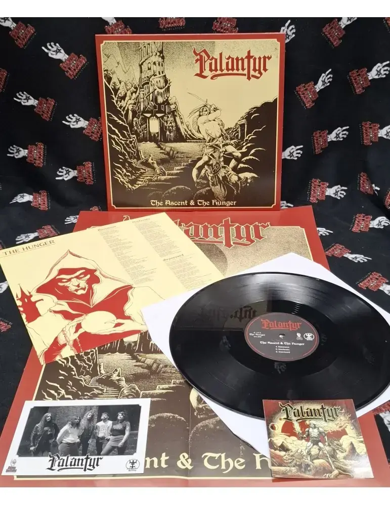 PALANTYR · The Ascent & The Hunger | BLACK LP (Heavy Metal/Speed Metal Vinyl) · Picture 2