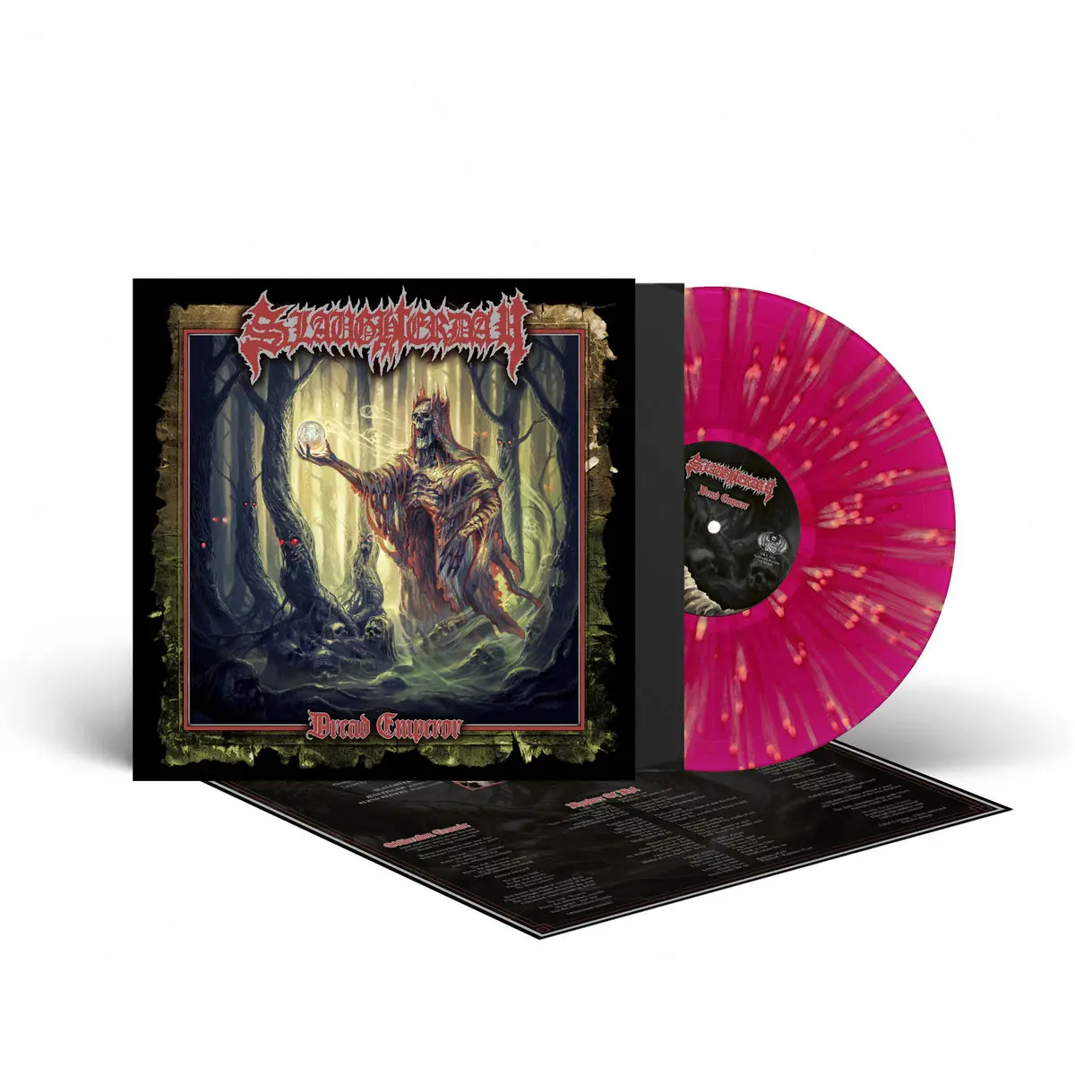 SLAUGHTERDAY · Dread Emperor | PURPLE/YELLOW SPLATTER LP (Death Metal Vinyl) · Picture 3
