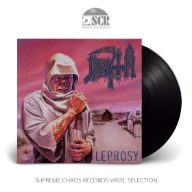 DEATH · Leprosy | RE-RELEASE BLACK LP (Death Metal Vinyl)