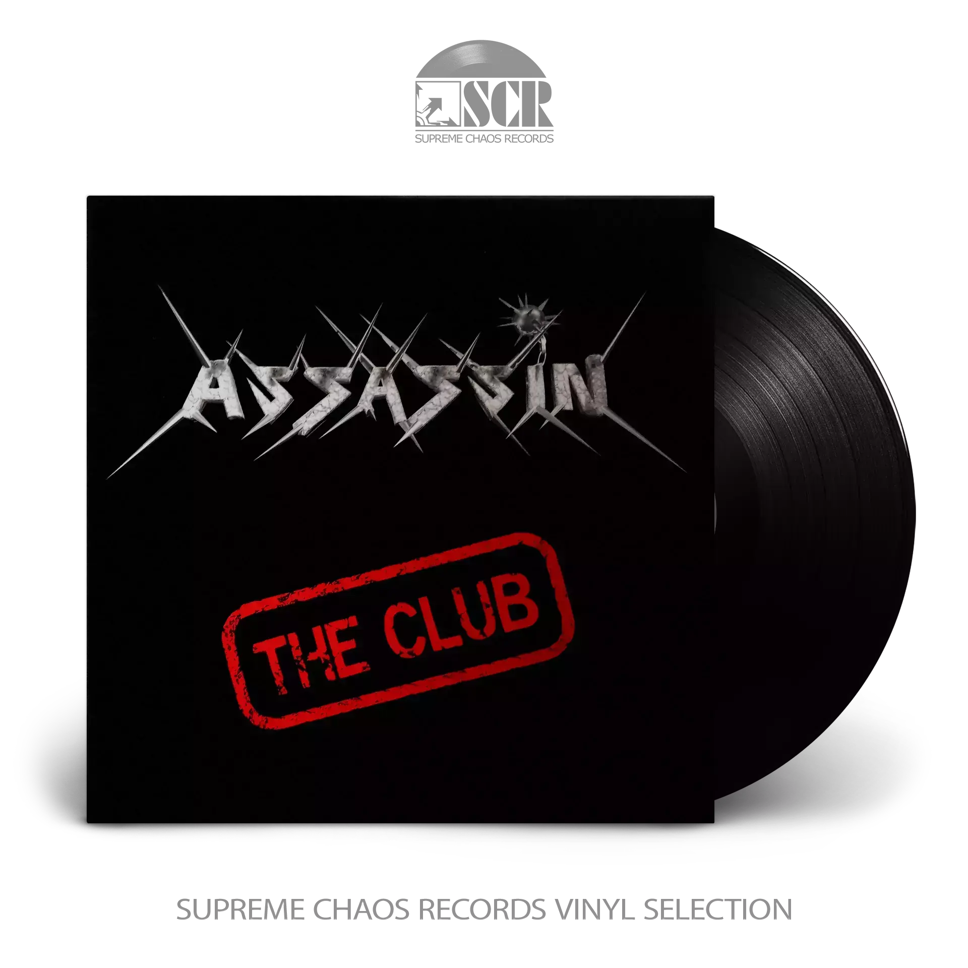 ASSASSIN - The Club · BLACK LP (Thrash Vinyl)