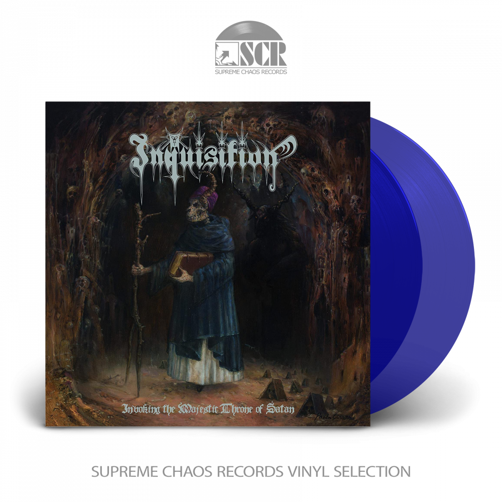 INQUISITION · Invoking The Majestic Throne Of Satan | BLUE DLP (Black Metal Vinyl)