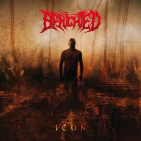 BENIGHTED · Icon | ORANGE/BLACK MARBLED LP (Death Metal/Grindcore Vinyl) · Picture 1