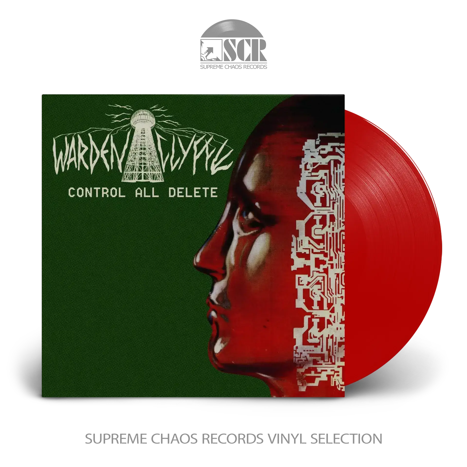 WARDENCLYFFE - Control All Delete · RED LP (Doom Metal/Hard Rock Vinyl)