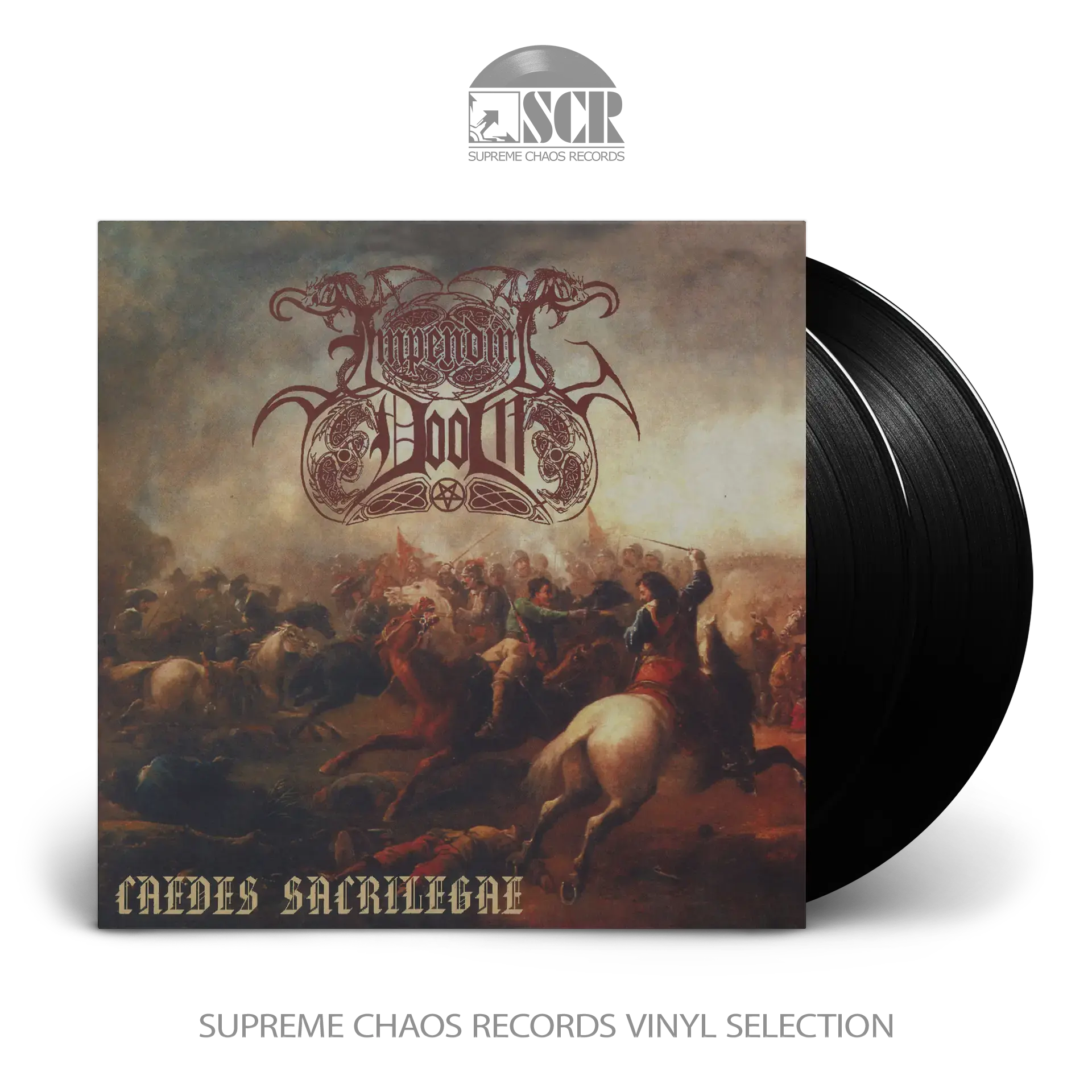 IMPENDING DOOM · Caedes Sacrilegae (The Rough Mixes) | BLACK 2LP (Black Metal/Heavy Metal/Doom Metal Vinyl)