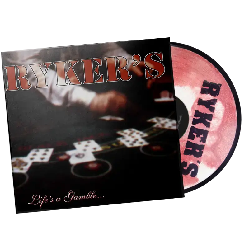 Ryker's · Life's A Gamble | Sand Filled With Logo Print Vinyl