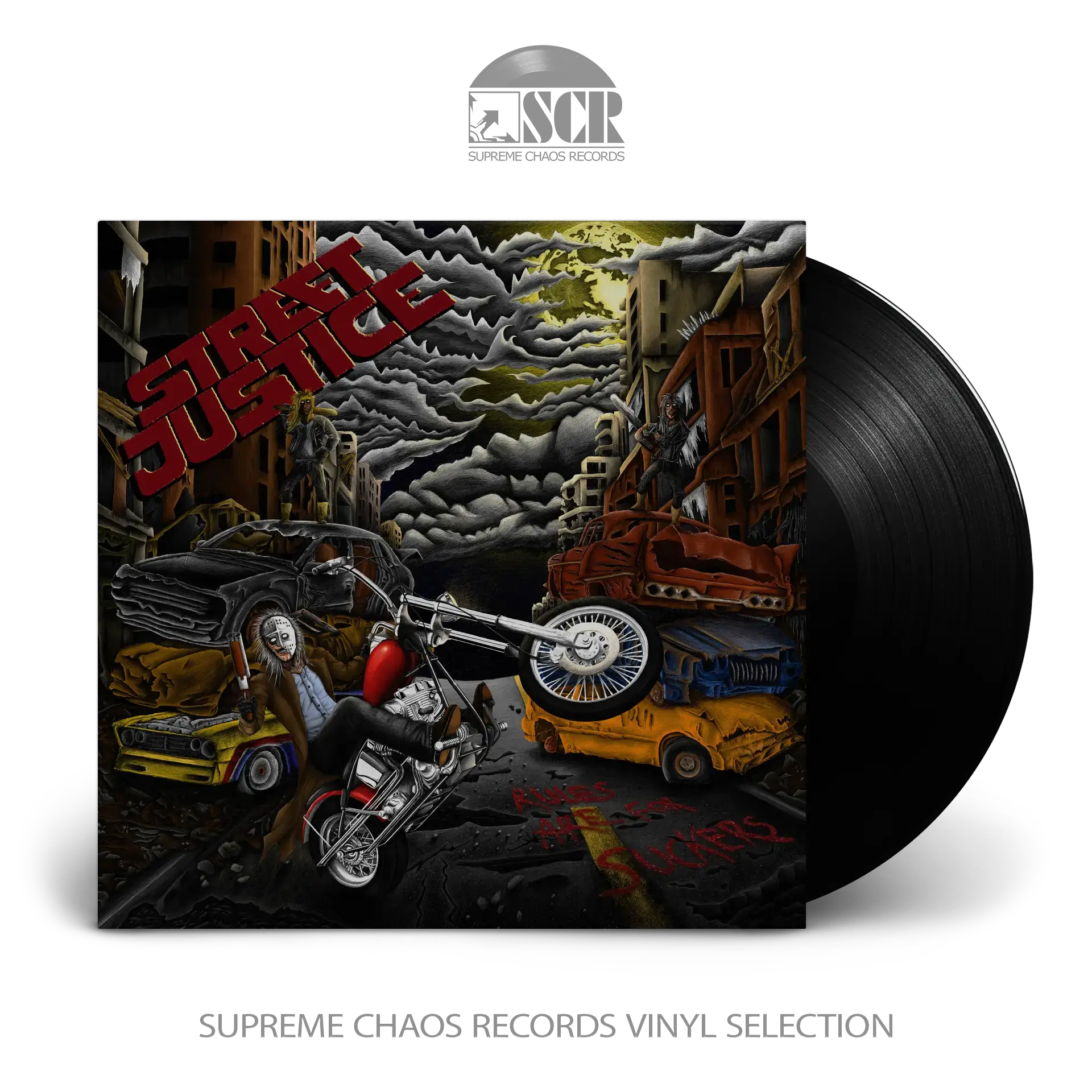 STREET JUSTICE - Rules Are For Suckers [BLACK LP] (Heavy Metal Vinyl)
