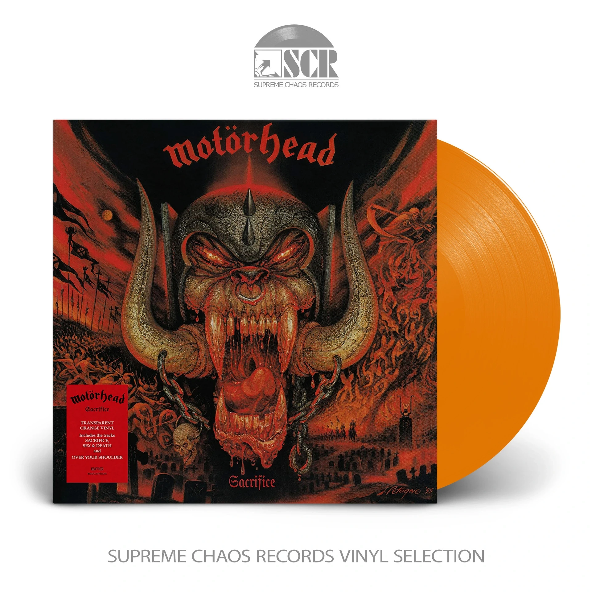 MOTÖRHEAD · Sacrifice | ORANGE LP (Heavy Metal Vinyl)