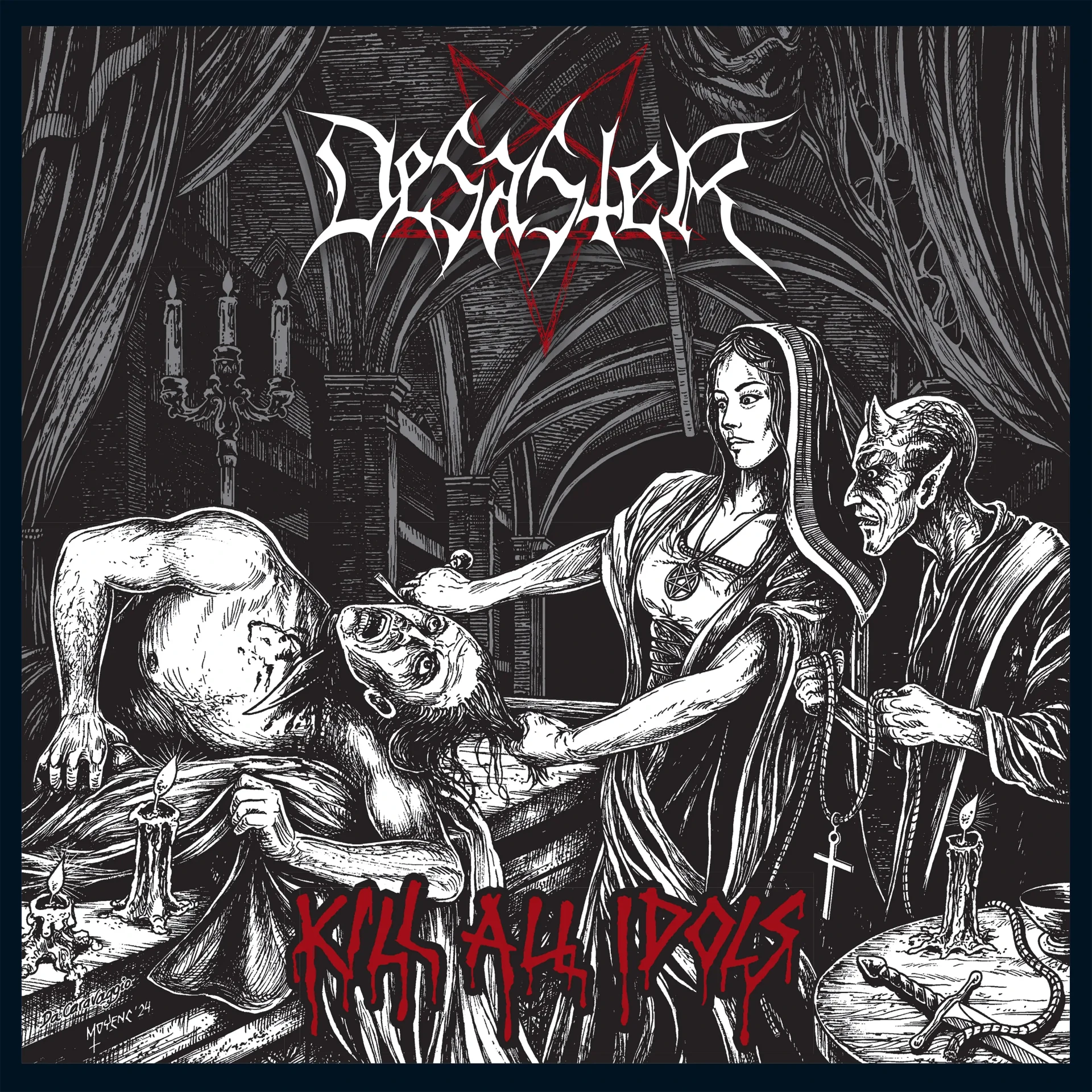 DESASTER · Kill All Idols | BLACK LP (Black Metal/Thrash Metal Vinyl) · Picture 1