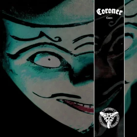 CORONER · Grin | CLEAR/BLACK MARBLED 2LP (Thrash Metal/Progressive Metal Vinyl) · Picture 1