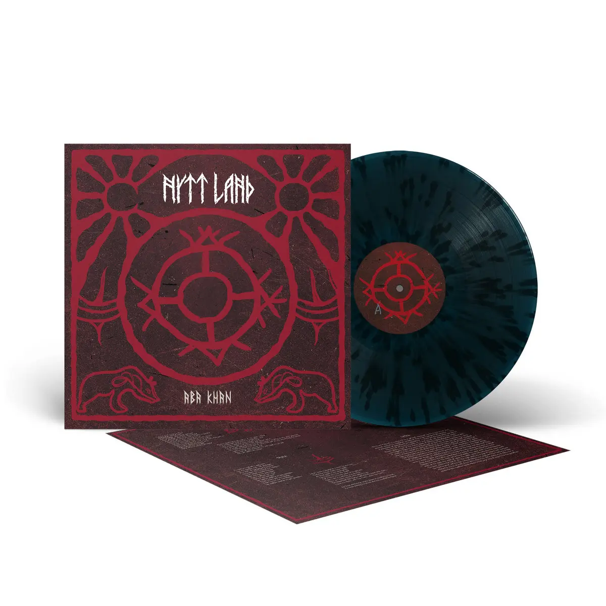 NYTT LAND · Aba Khan | BLUE/BLACK SPLATTER LP (Ritual Dark Folk Vinyl) · Picture 3