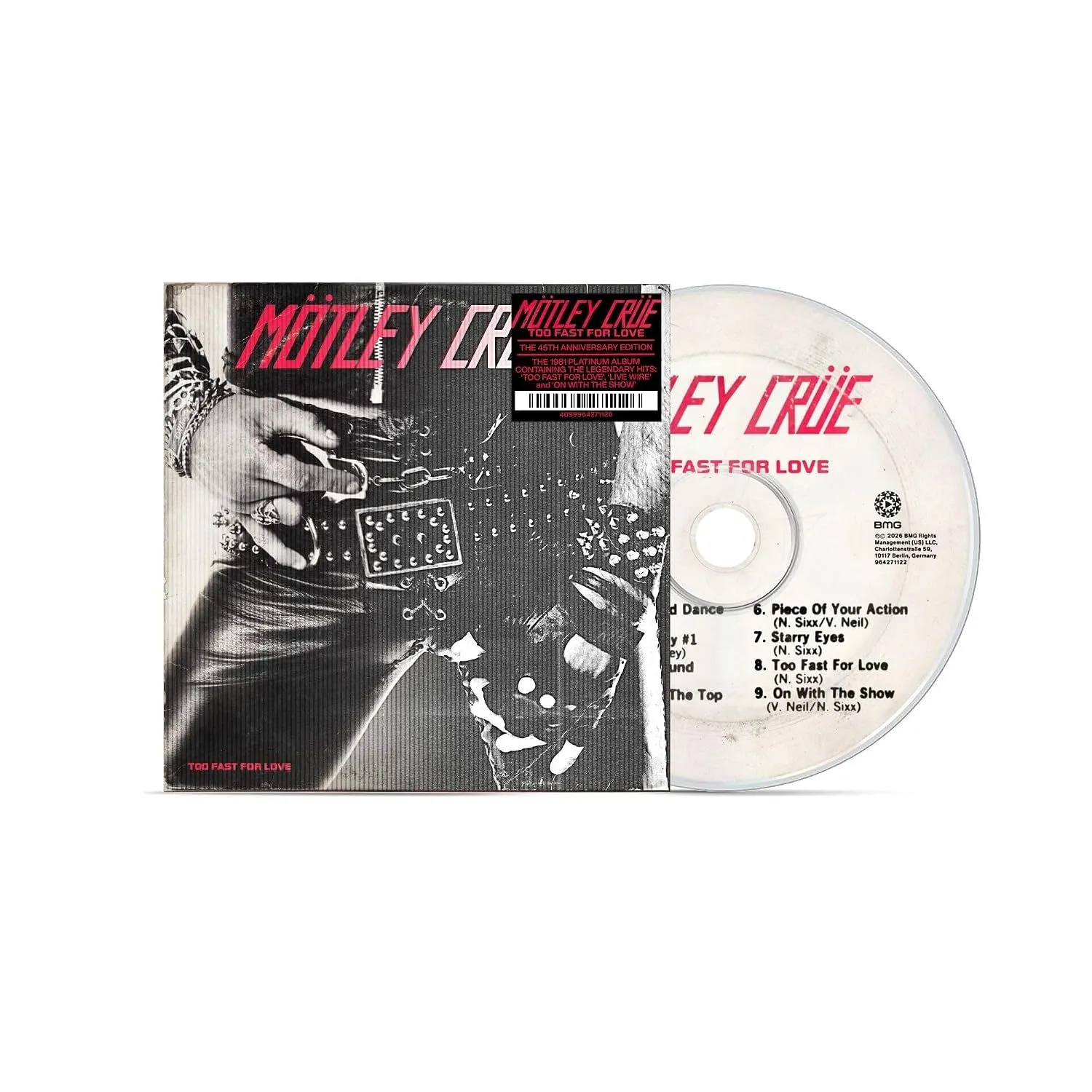 MÖTLEY CRÜE · Too Fast For Love (45th Anniversary Lenticular Edition) | CD (Hard Rock CDs)