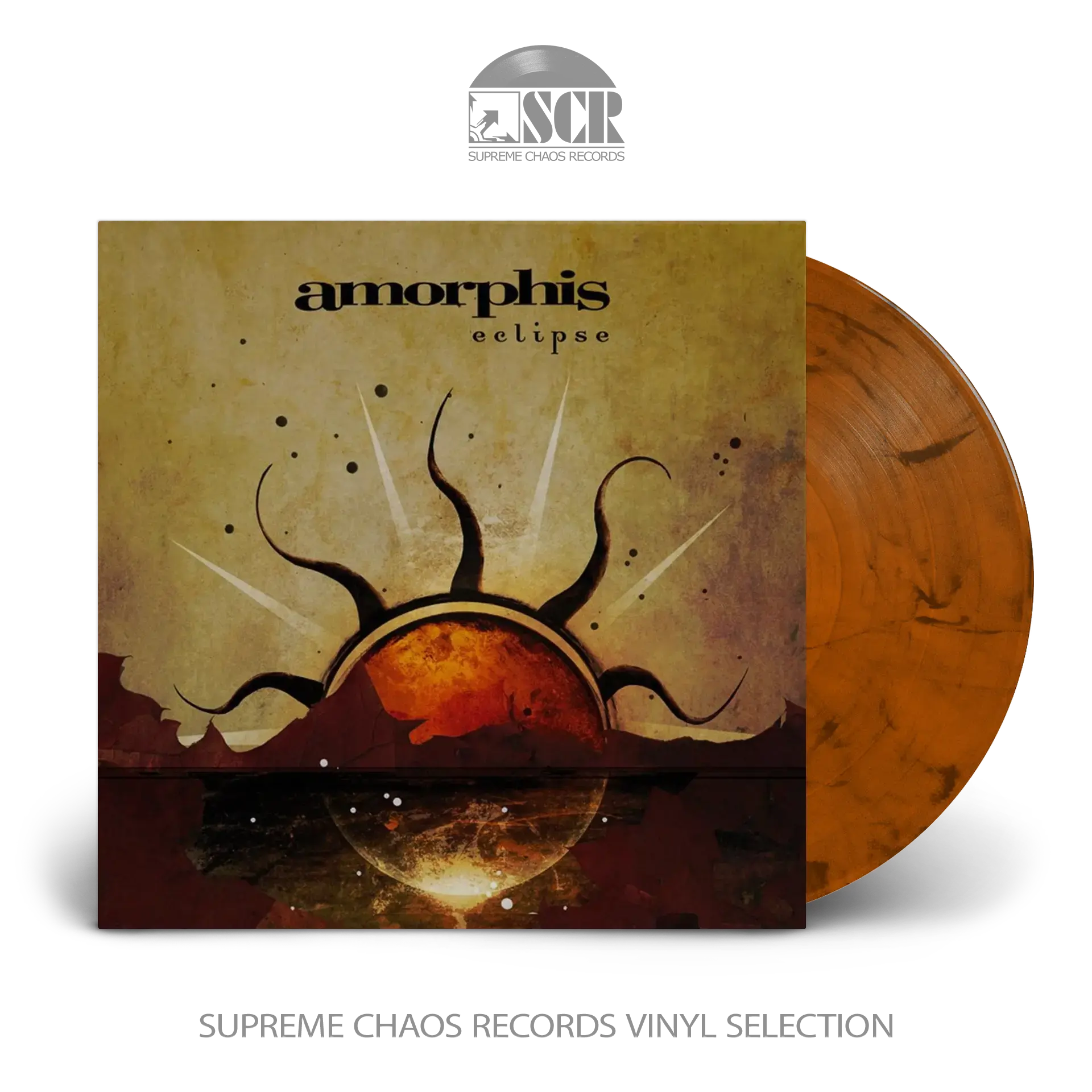 AMORPHIS · Eclipse | ORANGE/BLACK MARBLED LP (Gothic Metal/Melodic Death Metal Vinyl)