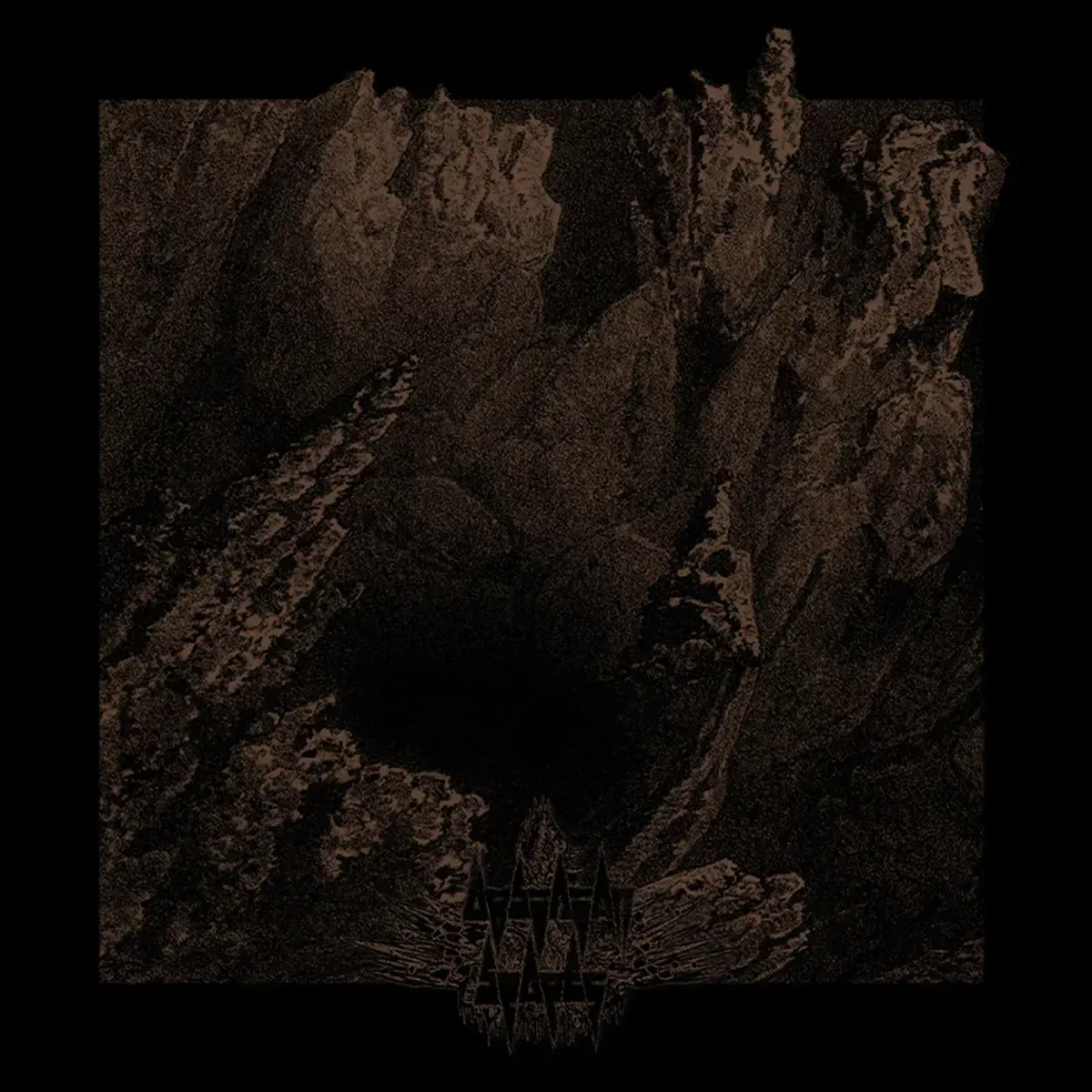 OBSIDIAN SCAPES · Death Chants Echo From Aphotic Void | TRANSPARENT SAND 2LP (Doom Metal Vinyl) · Picture 1