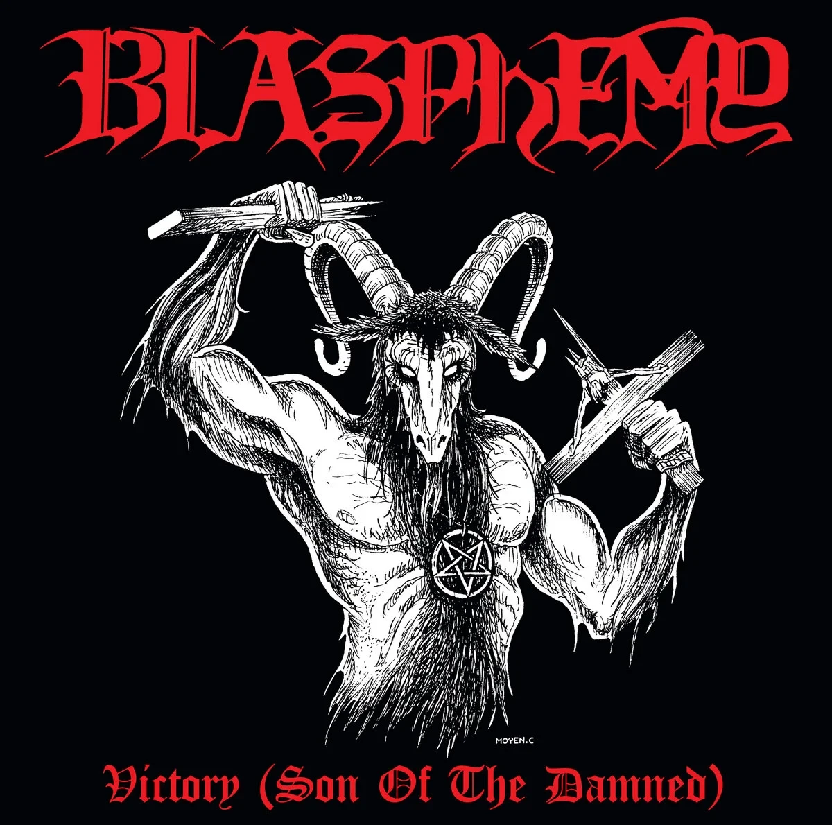 BLASPHEMY · Victory (Son of the Damned) | BLACK 2LP (Black Metal Vinyl) · Picture 1